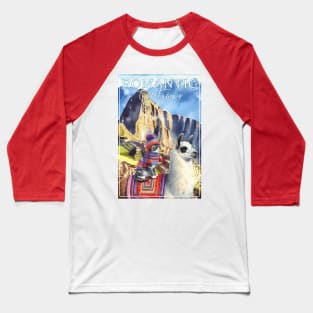 Romantic Andes Getaway Cat Tuxedo Life 36T Baseball T-Shirt